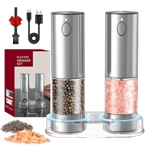Electric  Stainless Steel Salt And Pepper Grinder